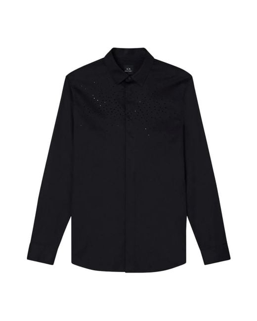 Casual Shirts di ARMANI EXCHANGE in Blue da Uomo
