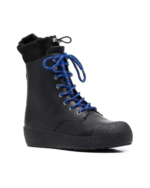Bally Blue Lace-Up Boots for men