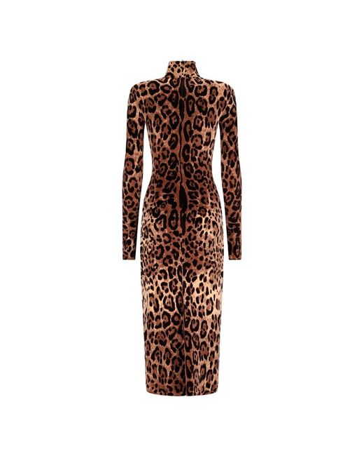 Dolce & Gabbana Brown Midi Dresses