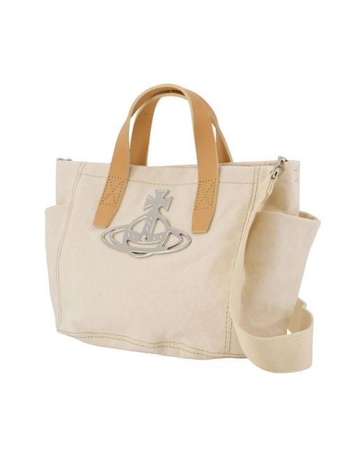 Vivienne Westwood Metallic Shopping Bags