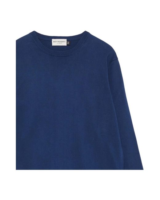 Knitwear > round-neck knitwear Roy Rogers pour homme en coloris Blue
