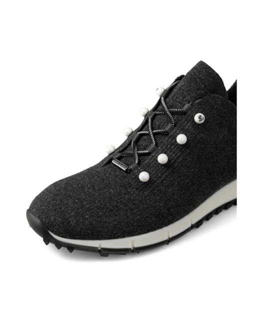Jimmy Choo Black Sneakers