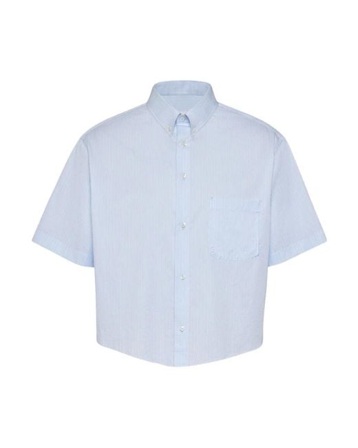 Short Sleeve Shirts Maison Margiela pour homme en coloris Blue