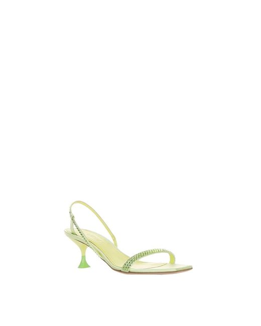 3Juin Yellow High Heel Sandals