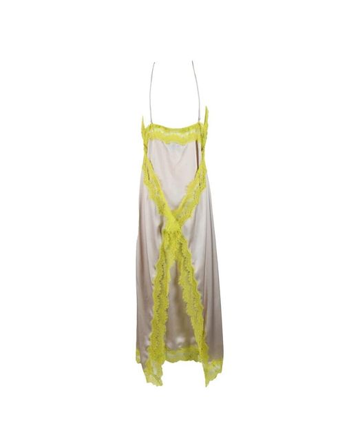 MSGM Gray Kleid aus polyester