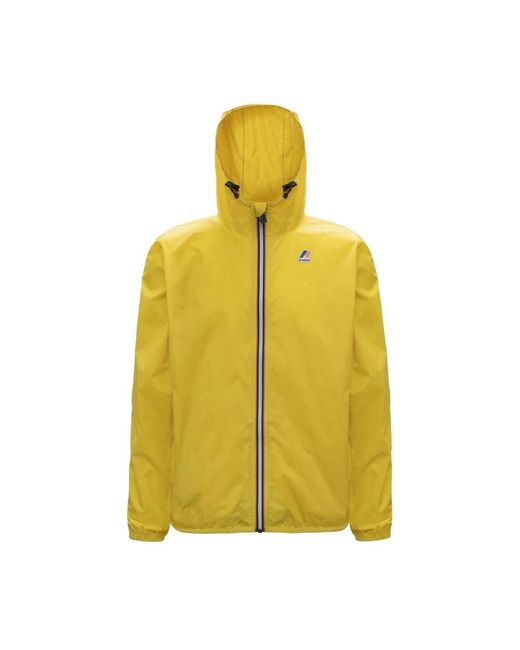 K-Way Yellow Rain Jackets for men