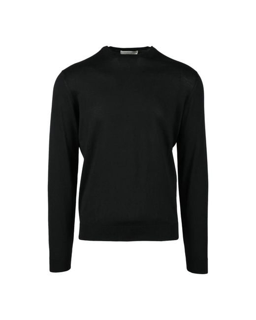 FILIPPO DE LAURENTIIS Round-Neck Knitwear in het Black voor heren