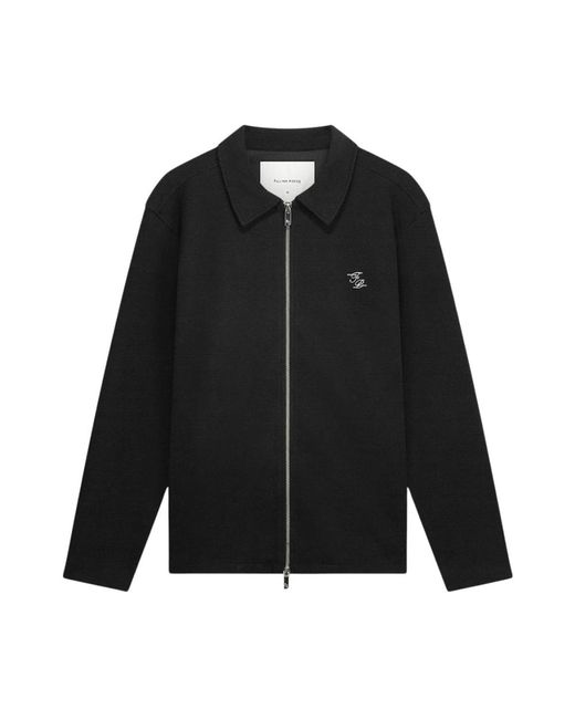 Filling Pieces Coach Jacket Logo in het Black voor heren