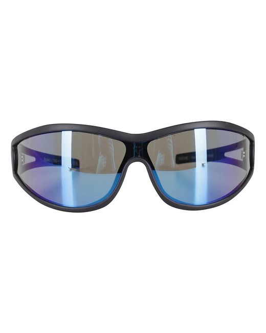 Facehide Accessoires ,Zwart ,Stijlvolle Uv-Bescherming Zonnebril in het Blue