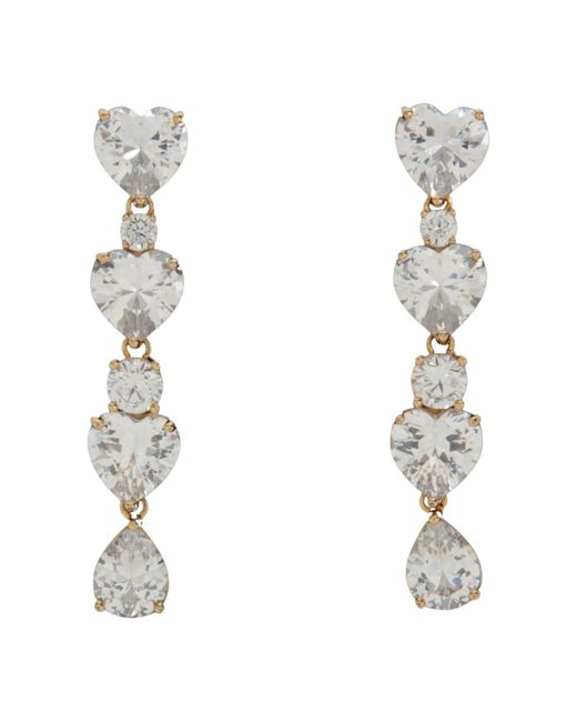 Self-Portrait White Earrings