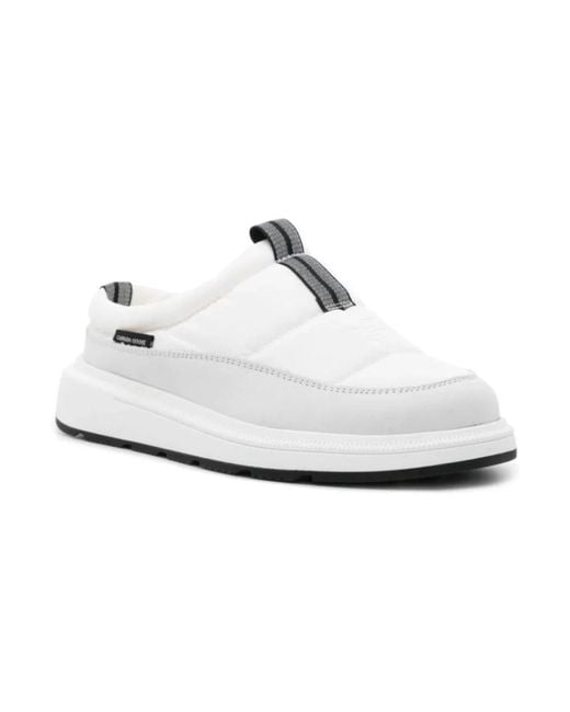 Canada Goose White Mules