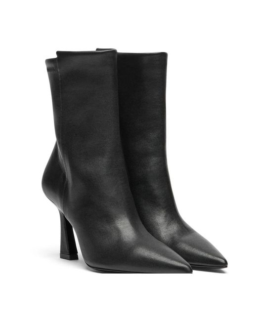 Stuart Weitzman Black Heeled Boots