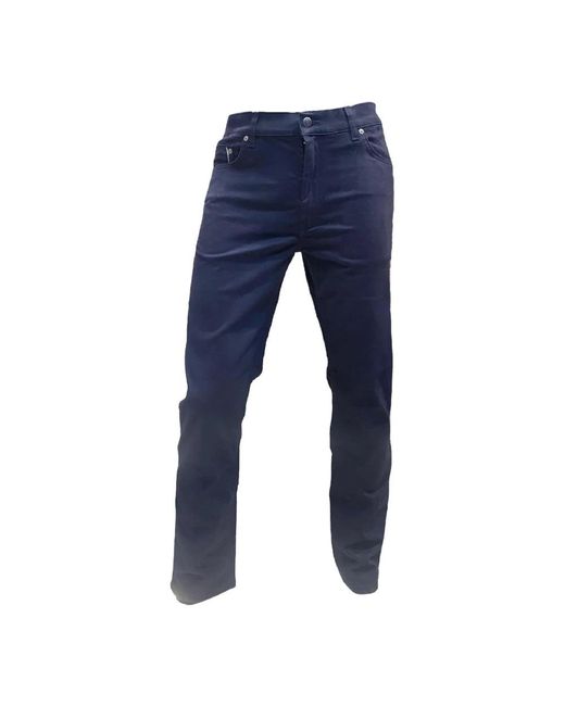 Harmont & Blaine Blue Slim-Fit Trousers for men