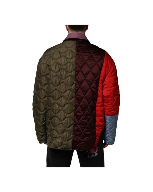 Dolce & Gabbana Red Winter Jackets for men
