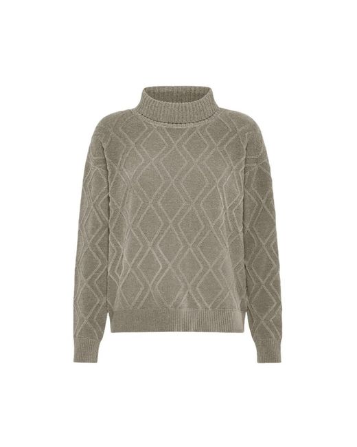 Rrd Truien & Vesten ,Geborduurde Chenille Coltrui Met Diamanten in het Gray