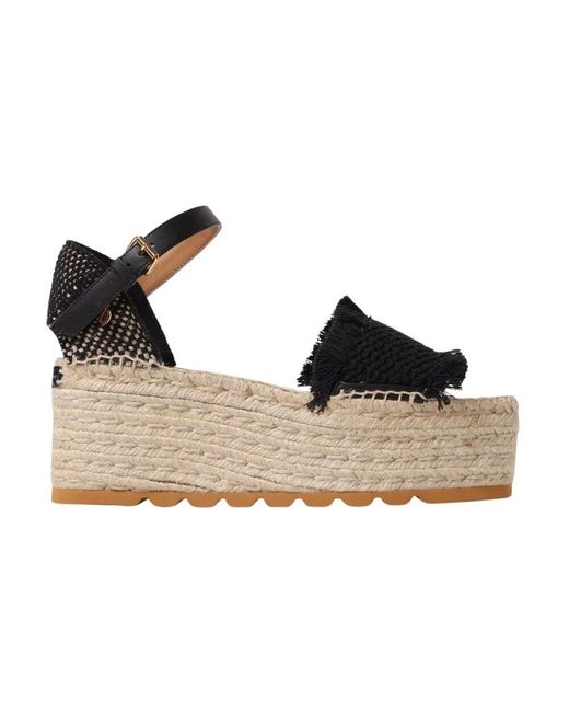 Stella McCartney Wedges in Black | Lyst