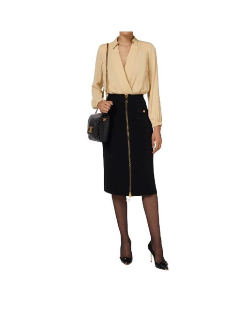 Midi Skirts di Elisabetta Franchi in Black