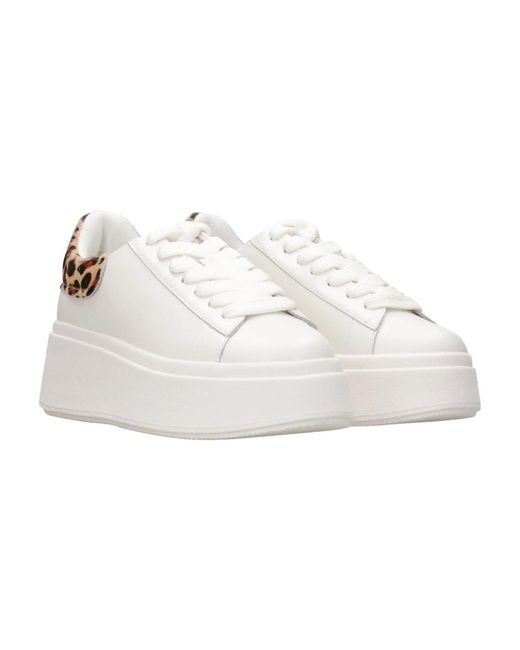 Ash White Moby Platform Sneaker