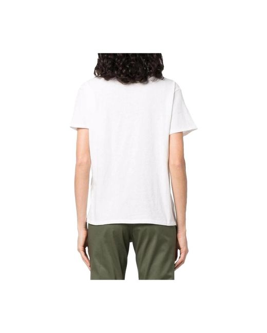 Levi's Tops ,Wit ,Katoen T-Shirt Made Crafted in het White