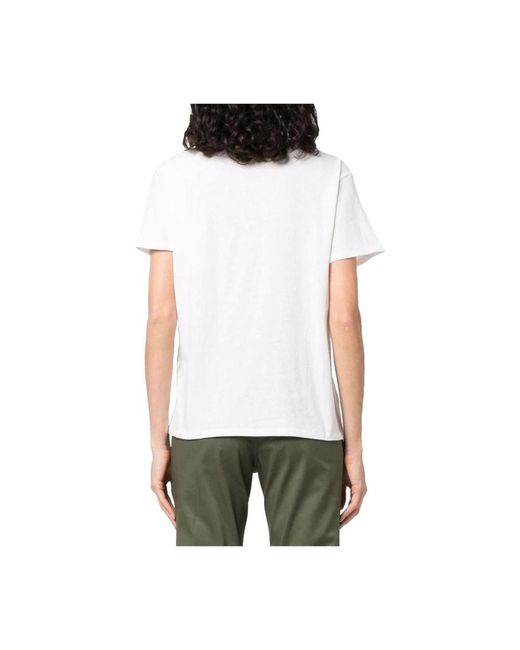 Levi's Tops ,Wit ,Katoen T-Shirt Made Crafted in het White