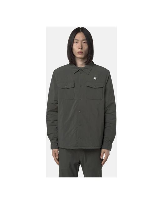 K-Way Gray Light Jackets for men