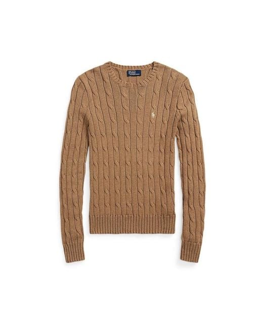 Ralph Lauren Brown Round-Neck Knitwear