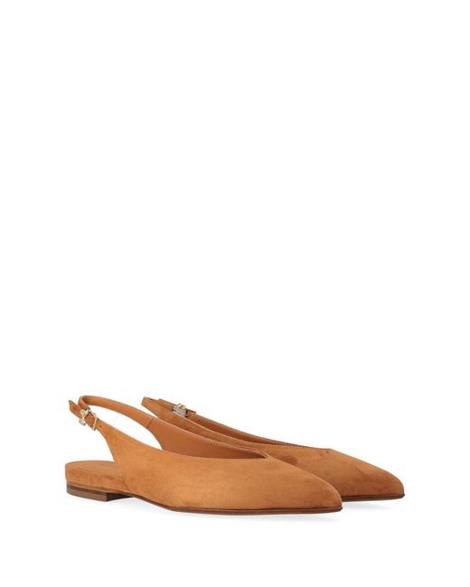Sergio Levantesi Brown Ballerinas