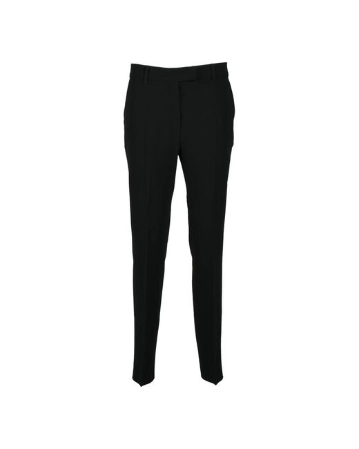 Max Mara Black Slim-Fit Trousers