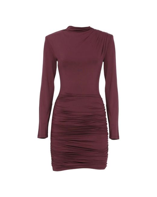 ROTATE BIRGER CHRISTENSEN Purple Short Dresses