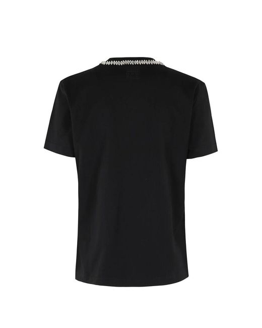 T-Shirts di Semicouture in Black