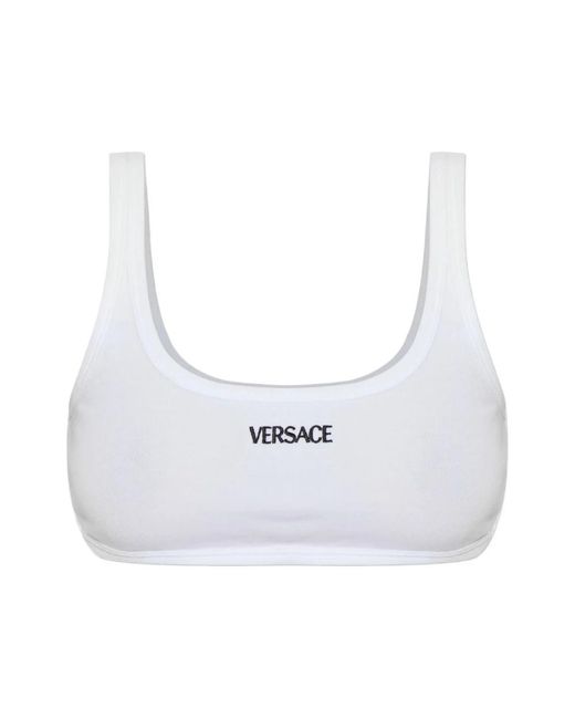 Sujetador " Logo" Versace de color White