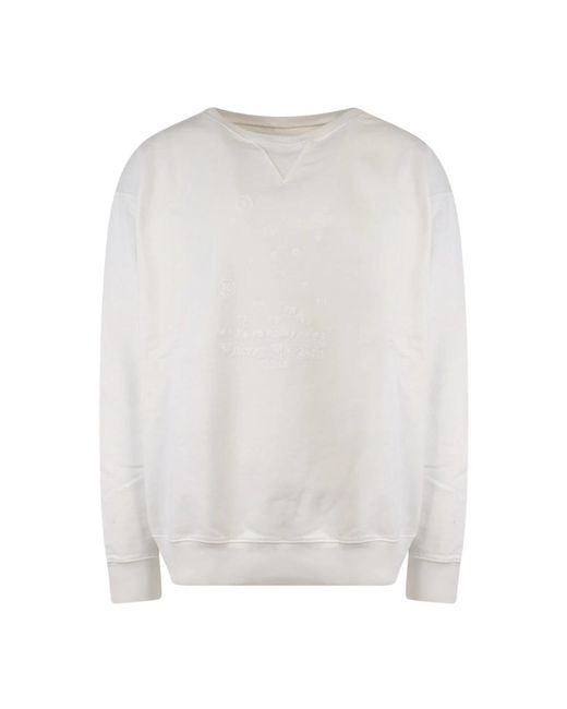 Maison Margiela White Sweatshirts for men