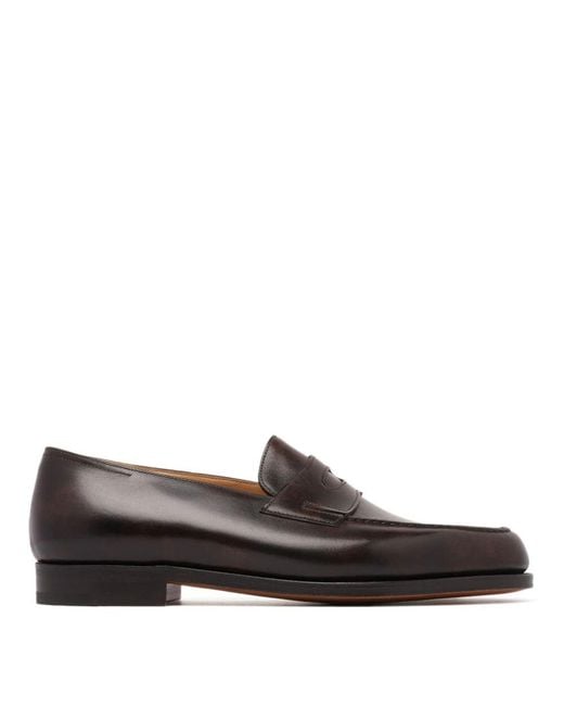 John Lobb Brown Loafers for men