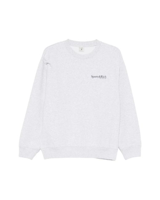 Sporty & Rich White Sweatshirts