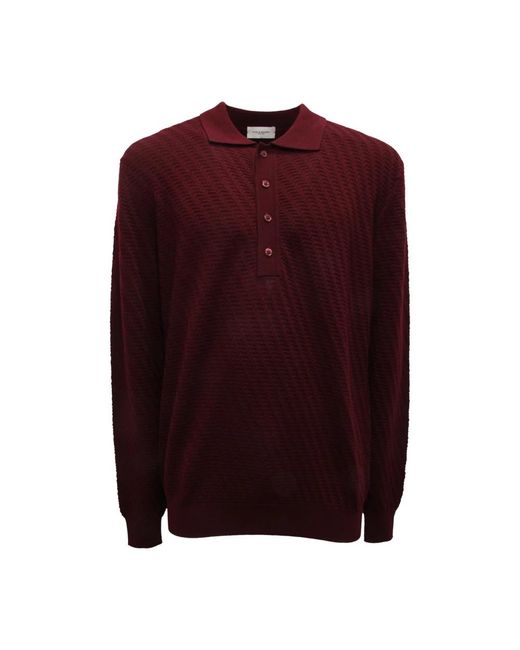 Paolo Pecora Purple Polo Shirts for men