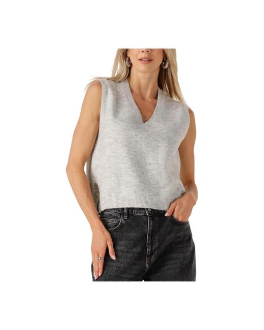 Modström Sleeveless Tops in het Gray