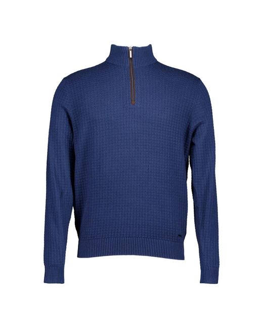 Bugatti Blue Turtlenecks for men