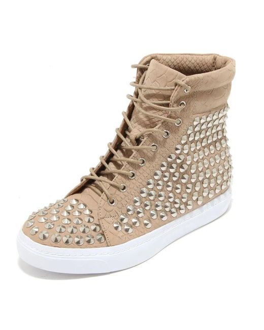 Jeffrey Campbell Natural Lace-Up Boots