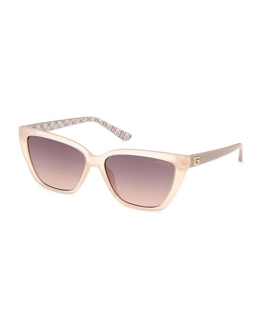 Guess Beige Stainless Steel Sunglasses main image 1