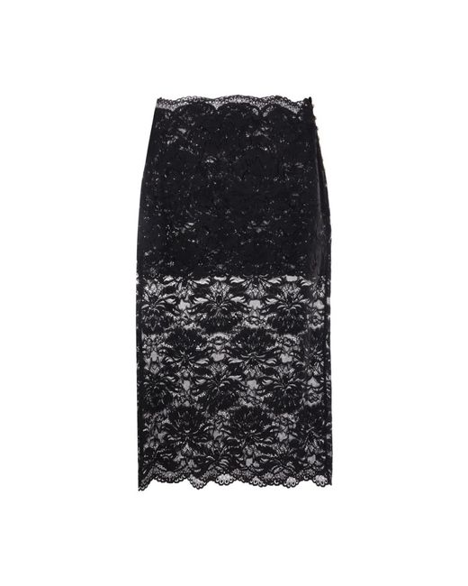 Rabanne Black Midi Skirts