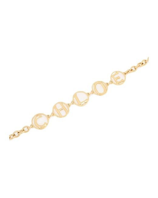 Chloé Metallic Script Schmuckgürtel