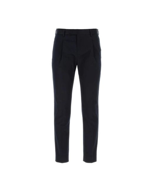 PT Torino Blue Slim-Fit Trousers for men