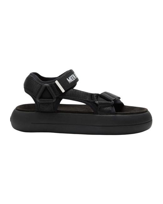 Flat Sandals Moon Boot en coloris Black
