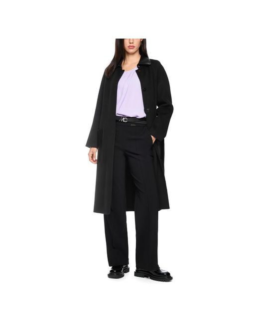 Marc Cain Black Belted Coats