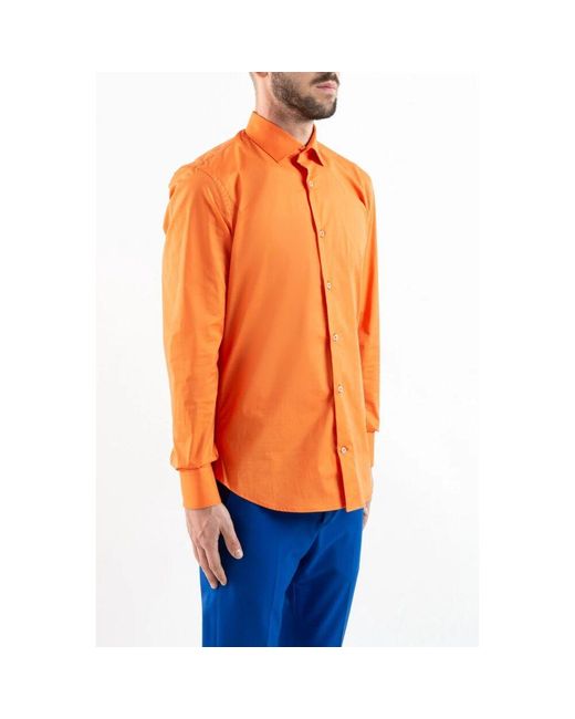 Casual Shirts di Cor Sine Labe Doli in Orange da Uomo