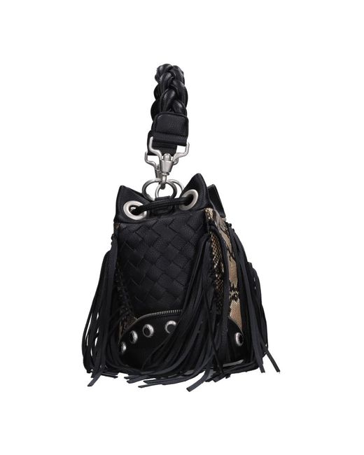 La Carrie Black Bucket Bags