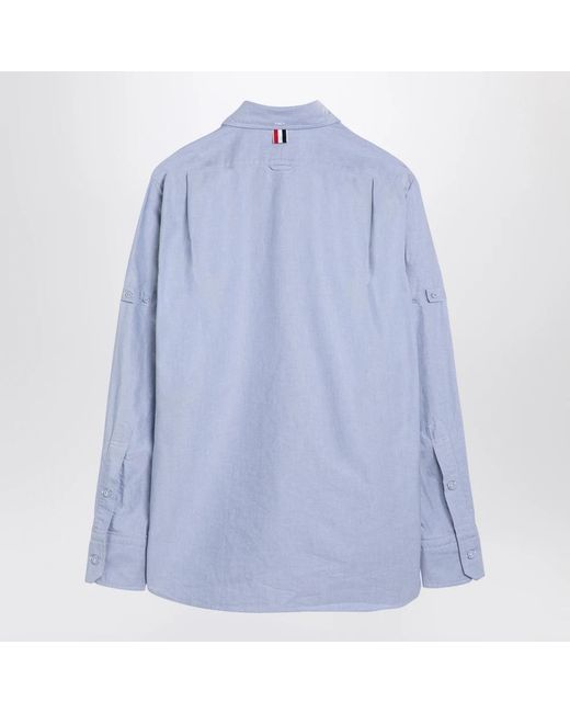 Thom Browne Blue Casual Shirts for men