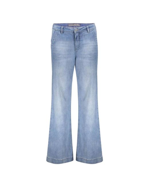 Geisha Merel Flared Jeans in het Blue