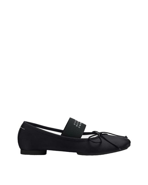 MM6 by Maison Martin Margiela Ballerinas in het Black