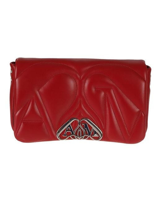 Alexander McQueen Red Shoulder Bags